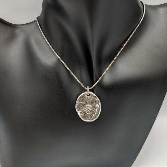 Brighton 'Dance like no one is watching...' Pendant Silver Necklace - Picture 4 of 9